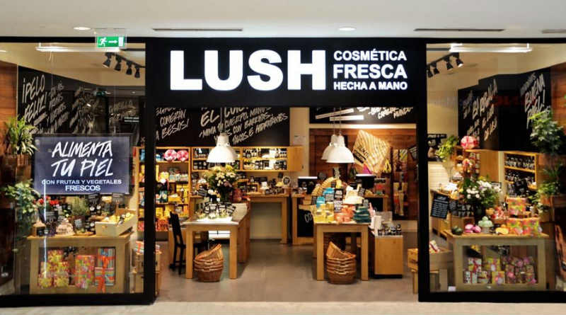 Fachada tienda Lush en Madrd