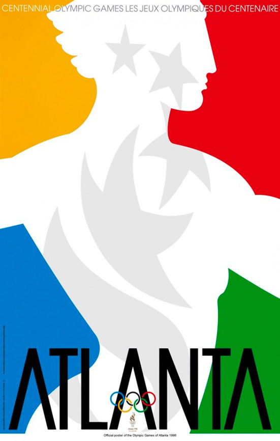 Cartel juegos olímpicos Atlanta