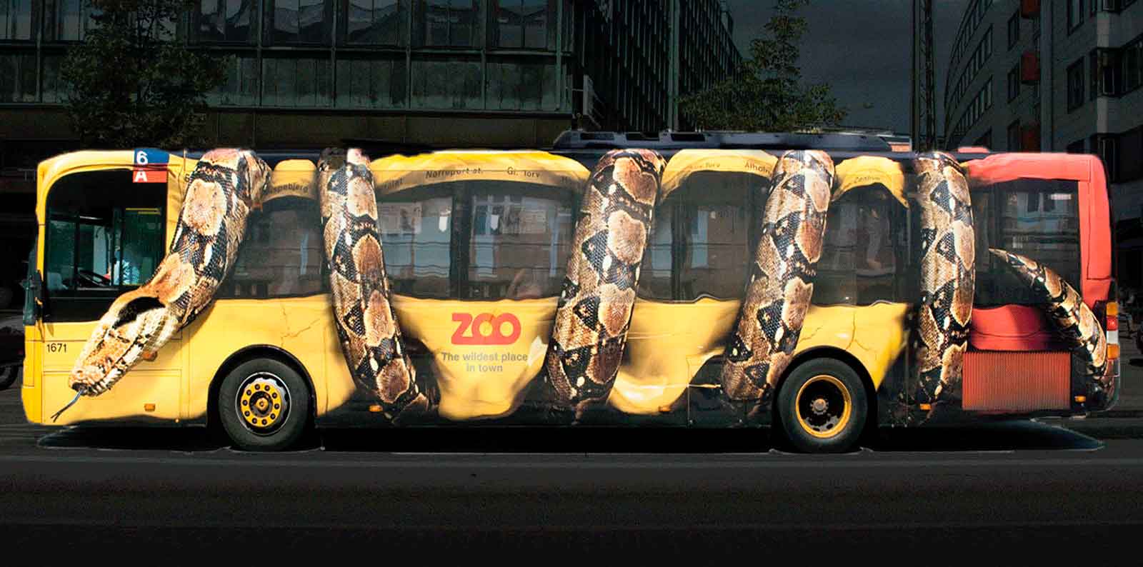 Acción street marketing para zoo Copenhague