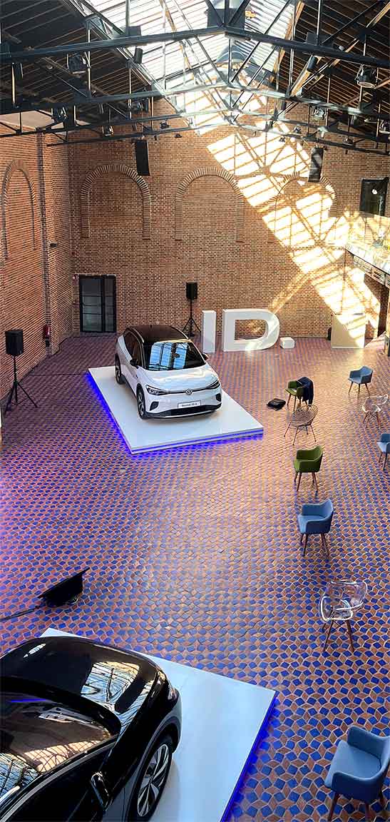 Elementos personalizados para evento Volkswagen ID4