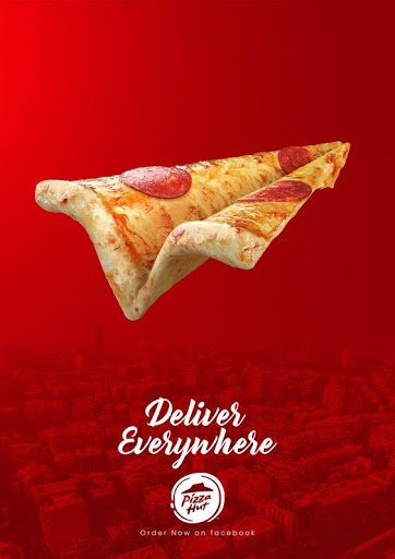 Impresión gráfica para publicidad Pizza Hut
