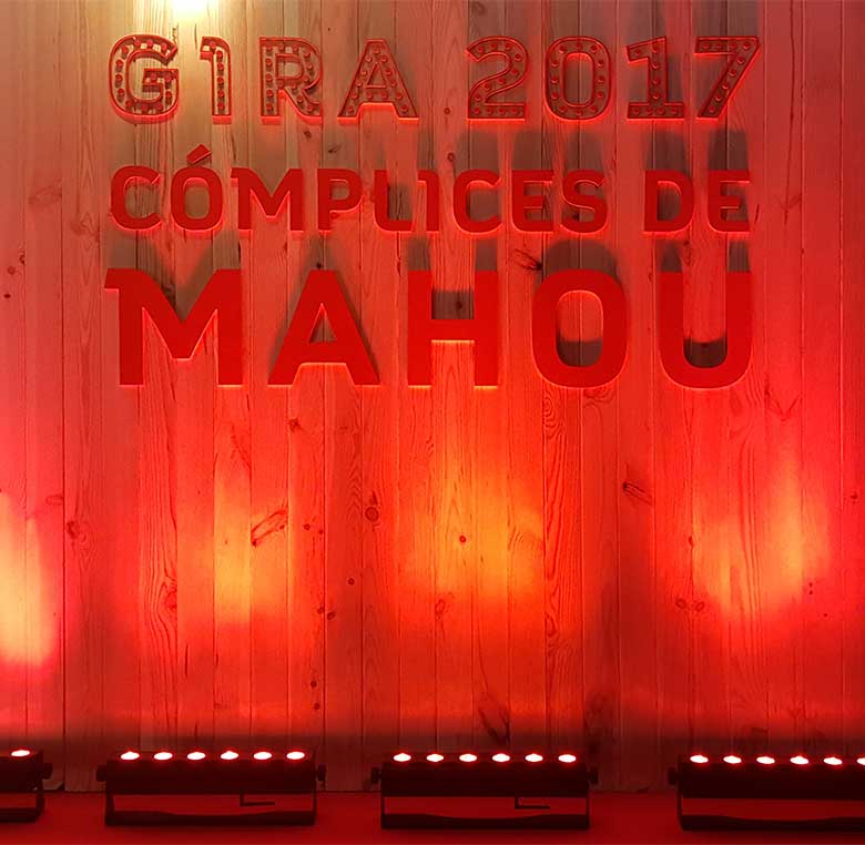 Brand image event national tour complices mahou