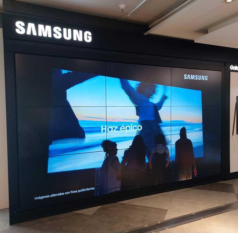 Visual communication with screens for Samsung