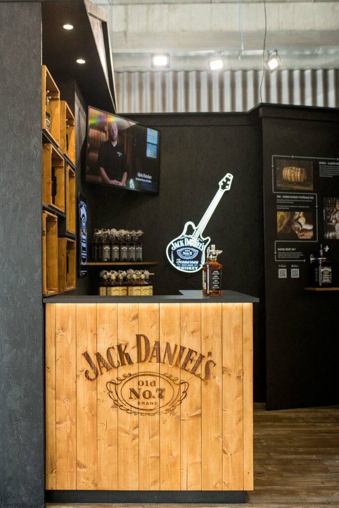 Jack Daniels pop-up.