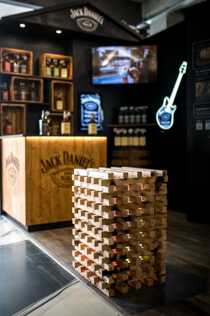 Jack Daniels pop-up.