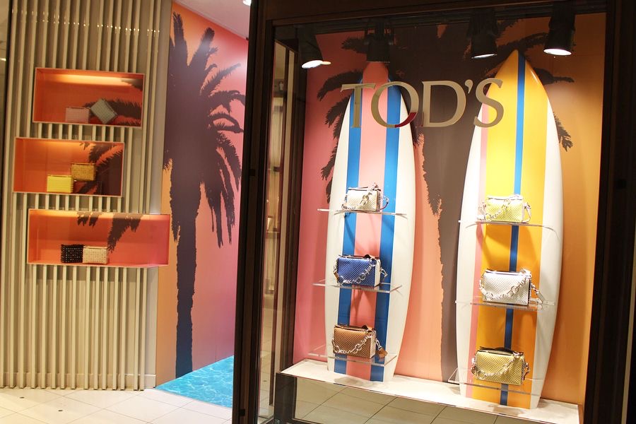 TOD'S window display, Tokyo.