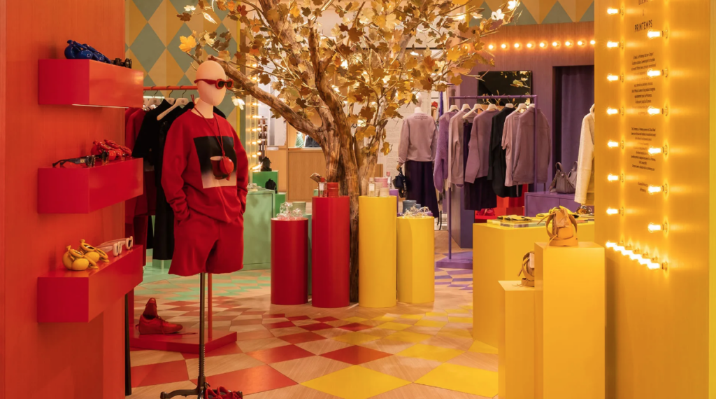 Pop up store Loewe, Christmas Campaign 2022/23.