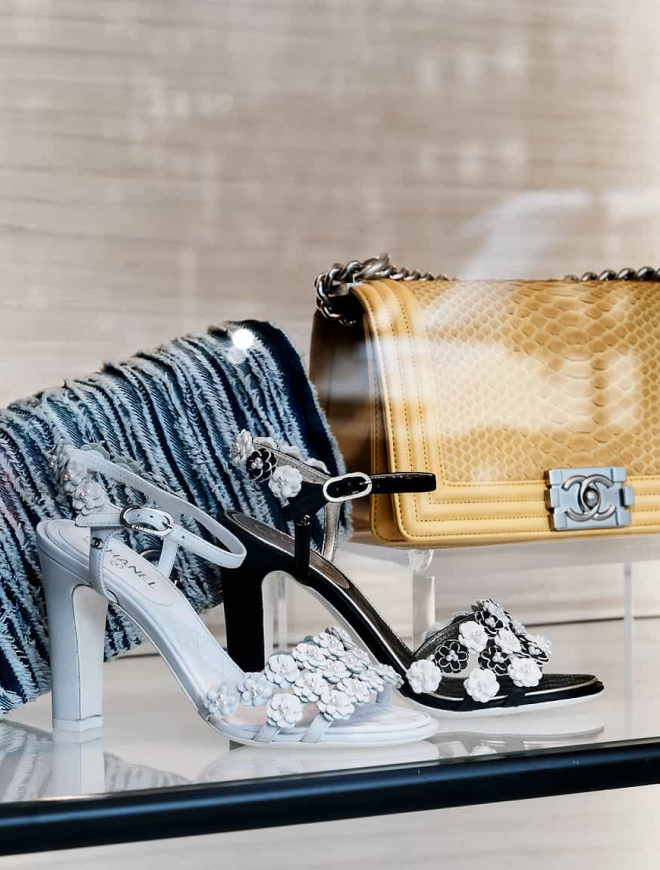 Retail services for Chanel.