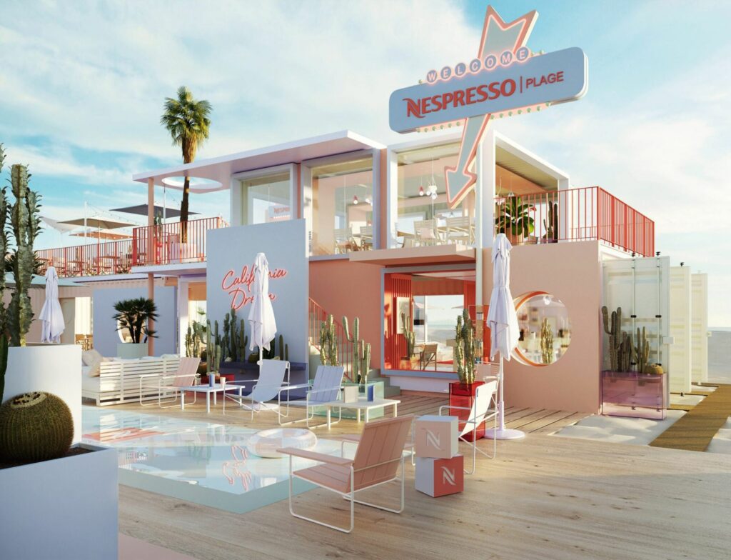 NESPRESSO PLAGE pop-up